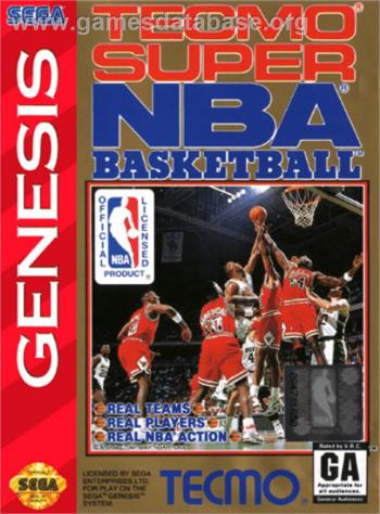 Cover Tecmo Super NBA Basketball for Genesis - Mega Drive